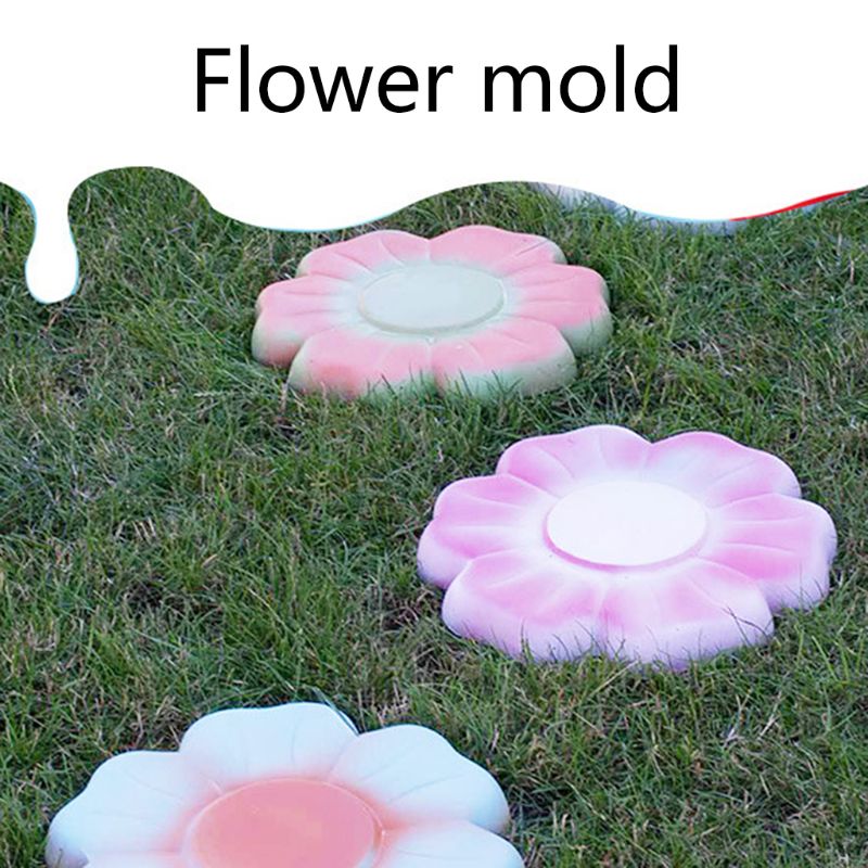 Flower Design Stepping Stone Mold 40.5cm by HitMyNeed