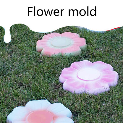 Flower Design Stepping Stone Mold 40.5cm by HitMyNeed
