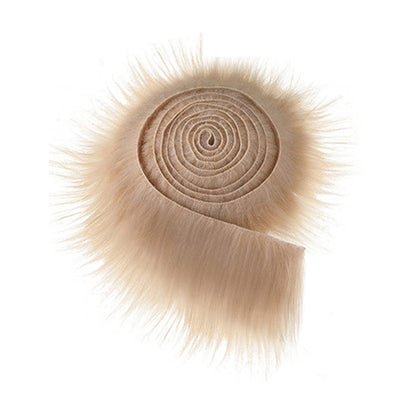 Fluffy Faux Fur Ribbon for Crafts & Decor 1.5m by HitMyNeed