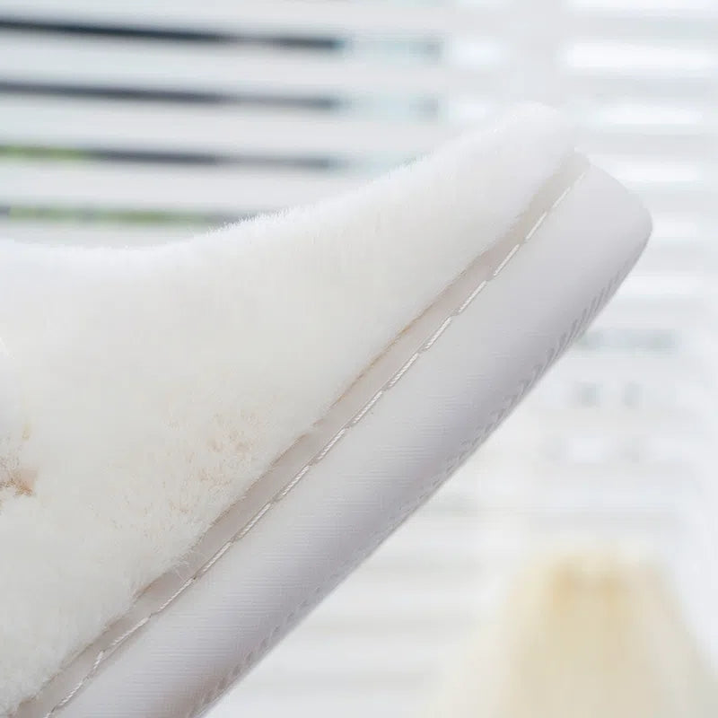 Fluffy Plush Cat House Slippers for Women & Men by HitMyNeed