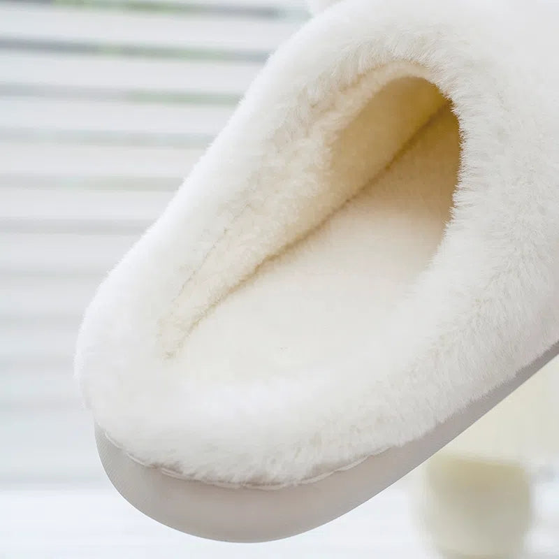 Fluffy Plush Cat House Slippers for Women & Men by HitMyNeed
