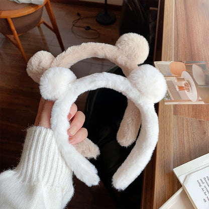 Fluffy Teddy Bear Ears Headband for Kids & Adults by HitMyNeed