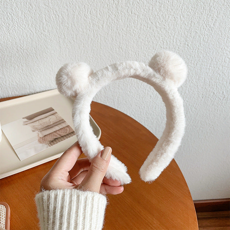 Fluffy Teddy Bear Ears Headband for Kids & Adults by HitMyNeed