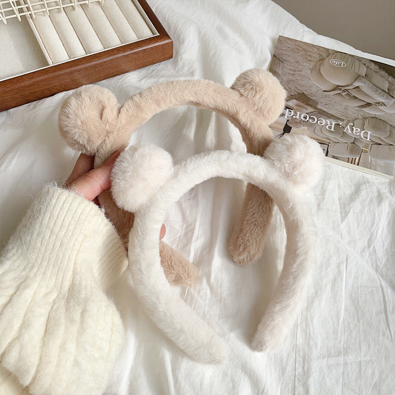 Fluffy Teddy Bear Ears Headband for Kids & Adults by HitMyNeed