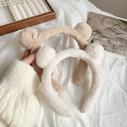 Fluffy Teddy Bear Ears Headband for Kids & Adults by HitMyNeed