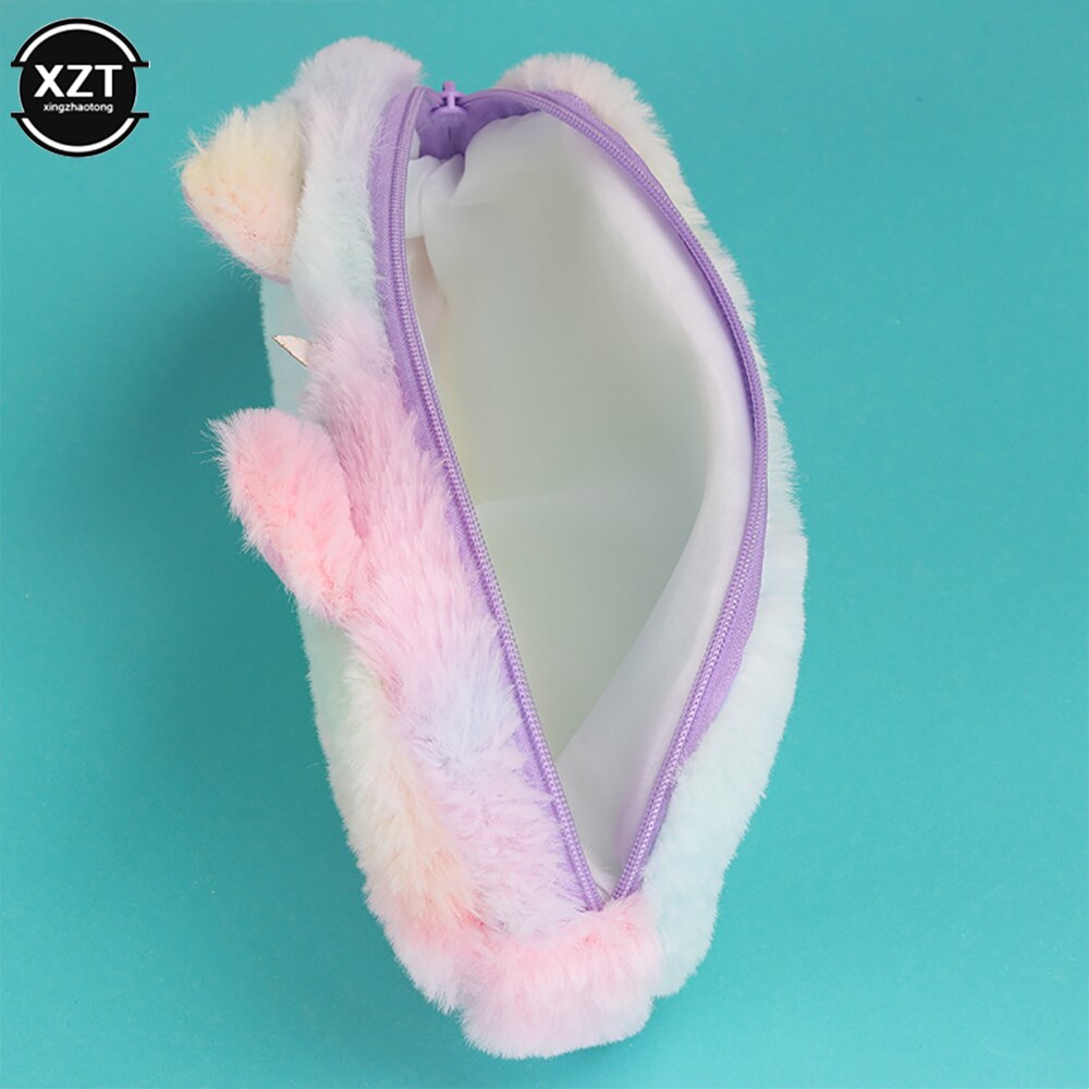 Fluffy Unicorn Pencil Case for Kids by HitMyNeed