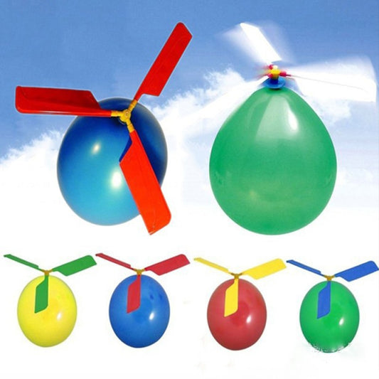 Flying Balloon Helicopter Toy Set for Kids by HitMyNeed