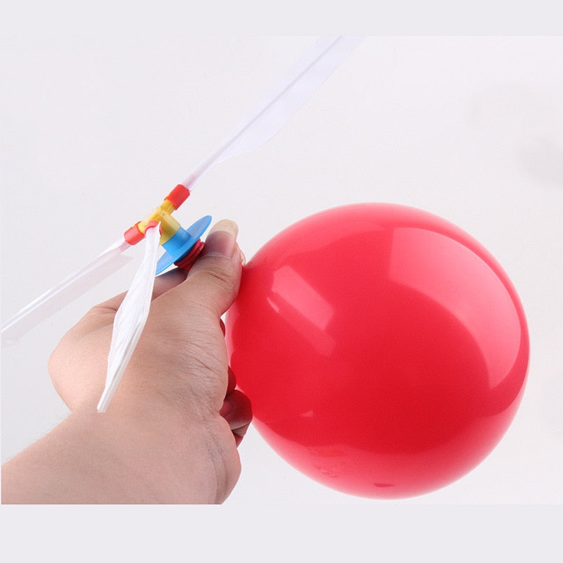 Flying Balloon Helicopter Toy Set for Kids by HitMyNeed