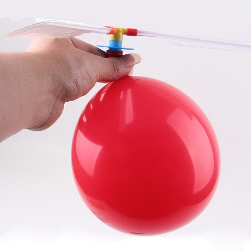 Flying Balloon Helicopter Toy Set for Kids by HitMyNeed