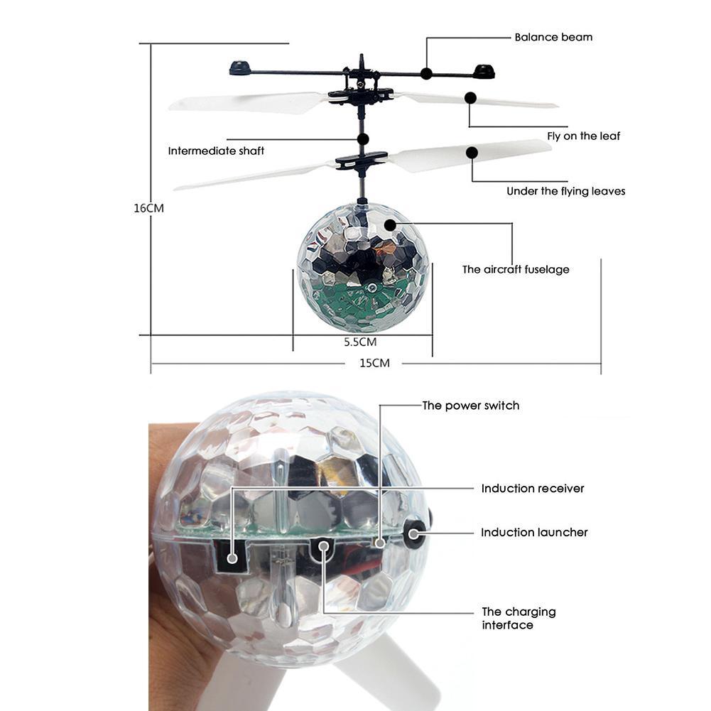 Flying Disco Ball LED Light with Remote Control by HitMyNeed
