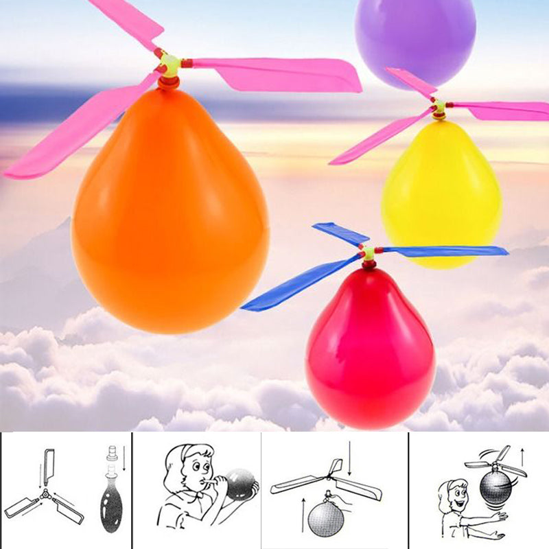 Flying Helicopter Balloon Toy for Kids Parties by HitMyNeed