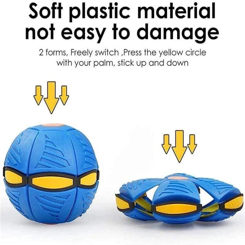 Flying UFO Disc Ball Outdoor Kids Throw Toy by HitMyNeed