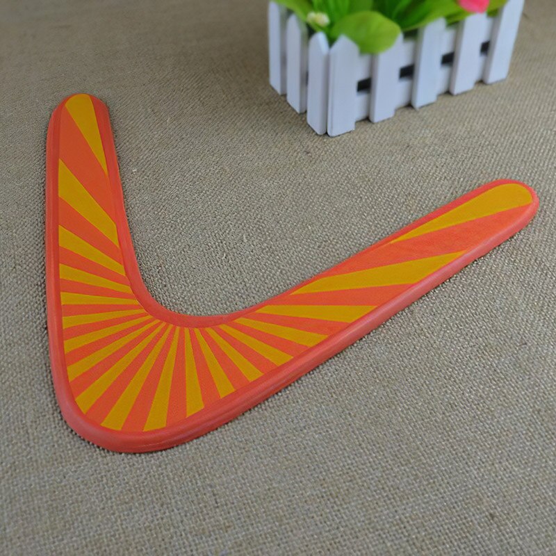 Flying Wooden Boomerang for Outdoor Play by HitMyNeed