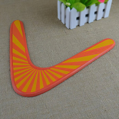 Flying Wooden Boomerang for Outdoor Play by HitMyNeed