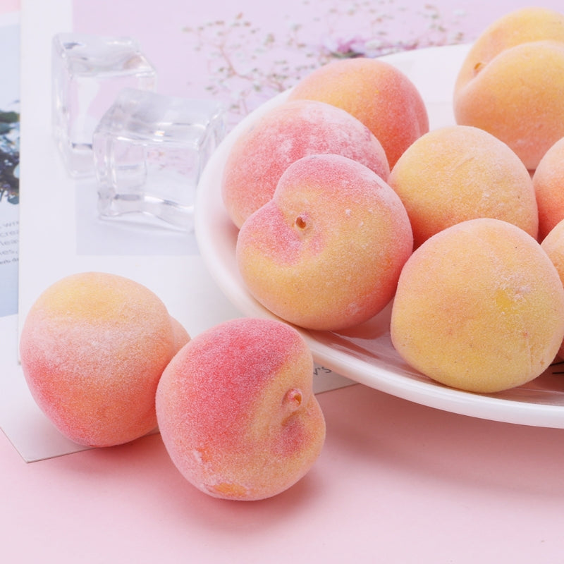 Foam Artificial Peaches Set of 20 by HitMyNeed