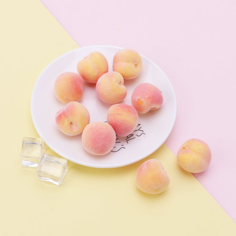 Foam Artificial Peaches Set of 20 by HitMyNeed