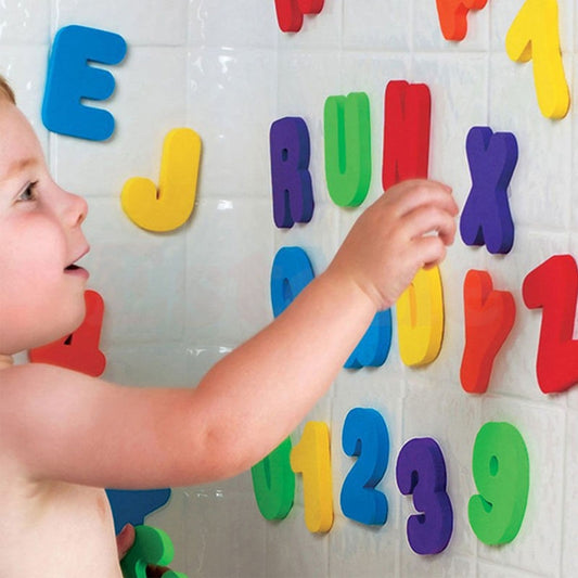 Foam Bathtub Alphabet and Number Letters 36pcs by HitMyNeed