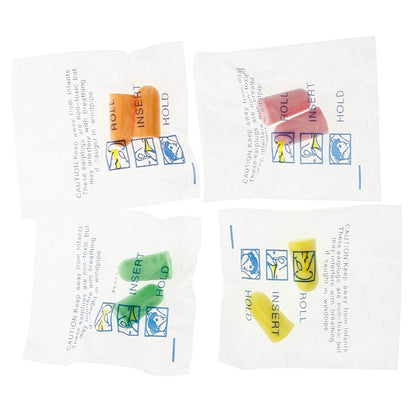 Foam Earplugs Noise Reduction (10 Pairs, PU Foam) by HitMyNeed