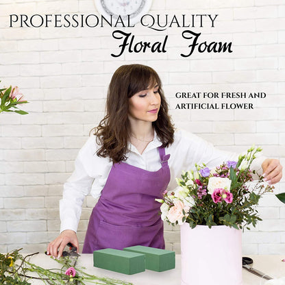 Foam Floral Bricks for Flower Arrangements (6 Pack) by HitMyNeed