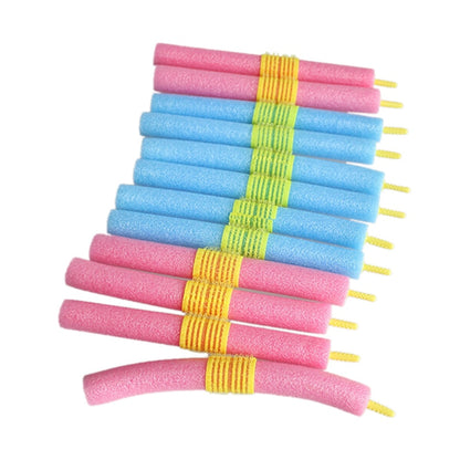 Foam Hair Rollers Set of 12 for Heatless Curls by HitMyNeed