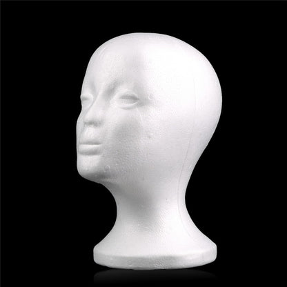 Foam Mannequin Head Display Stand for Accessories by HitMyNeed