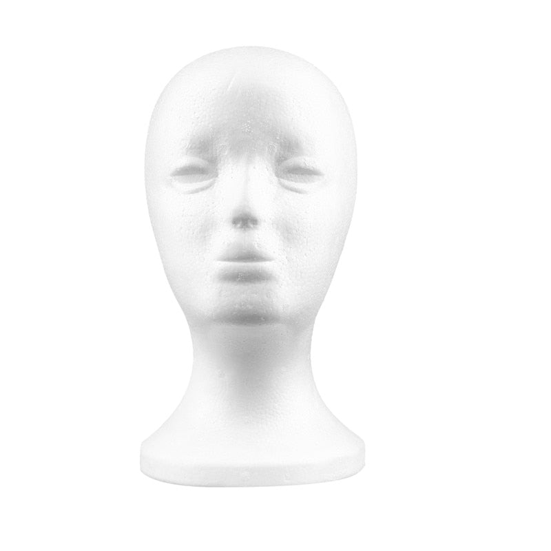 Foam Mannequin Head Display Stand for Accessories by HitMyNeed