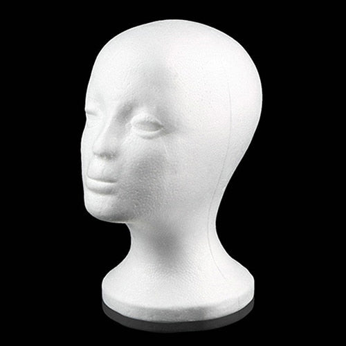 Foam Mannequin Head for Wigs, Hats & Accessories by HitMyNeed
