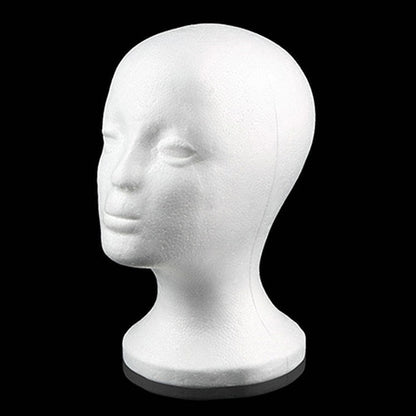 Foam Mannequin Head for Wigs, Hats & Accessories by HitMyNeed