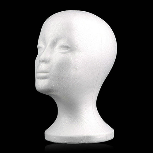Foam Mannequin Head for Wigs, Hats & Accessories by HitMyNeed