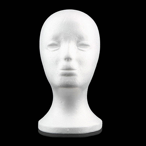 Foam Mannequin Head for Wigs, Hats & Accessories by HitMyNeed