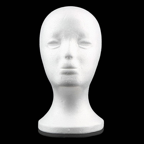Foam Mannequin Head for Wigs, Hats & Accessories by HitMyNeed