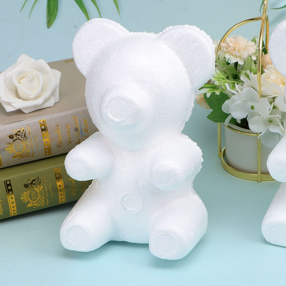 Foam Teddy Bear Flower Molds Set (3 Pieces) by HitMyNeed