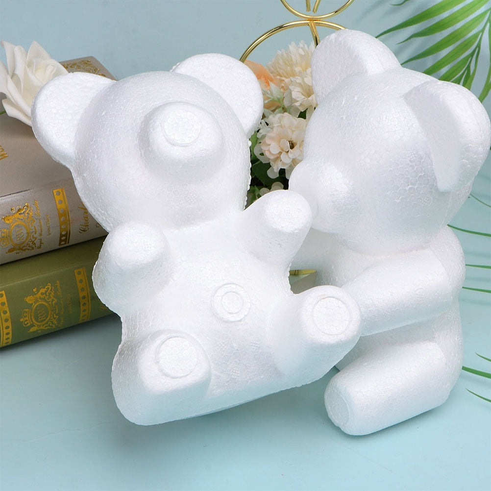 Foam Teddy Bear Flower Molds Set (3 Pieces) by HitMyNeed