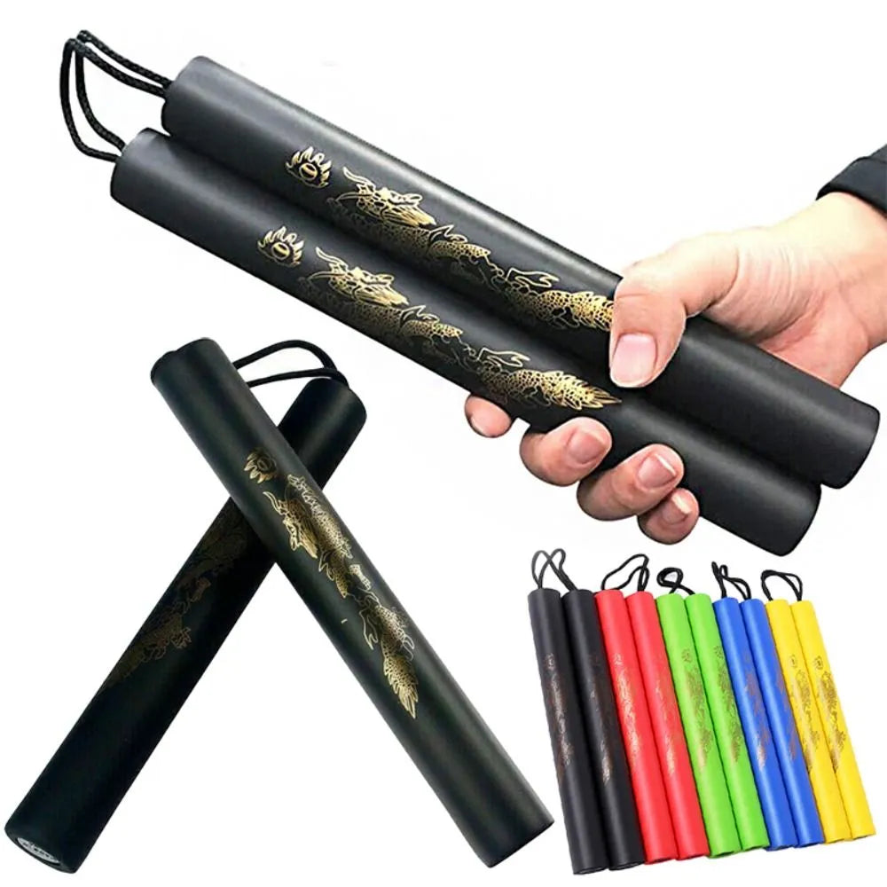Foam Training Nunchucks for Kids - Rope Chain 25cm by HitMyNeed