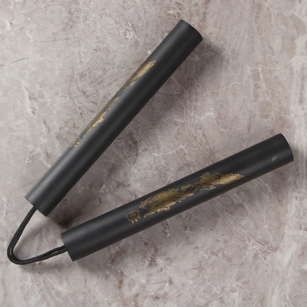 Foam Training Nunchucks for Kids - Rope Chain 25cm black by HitMyNeed