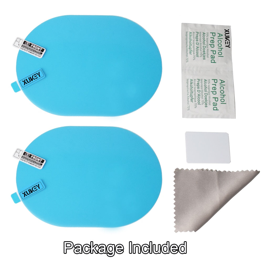 Fogless Anti-Glare Rear View Mirror Film Set by HitMyNeed