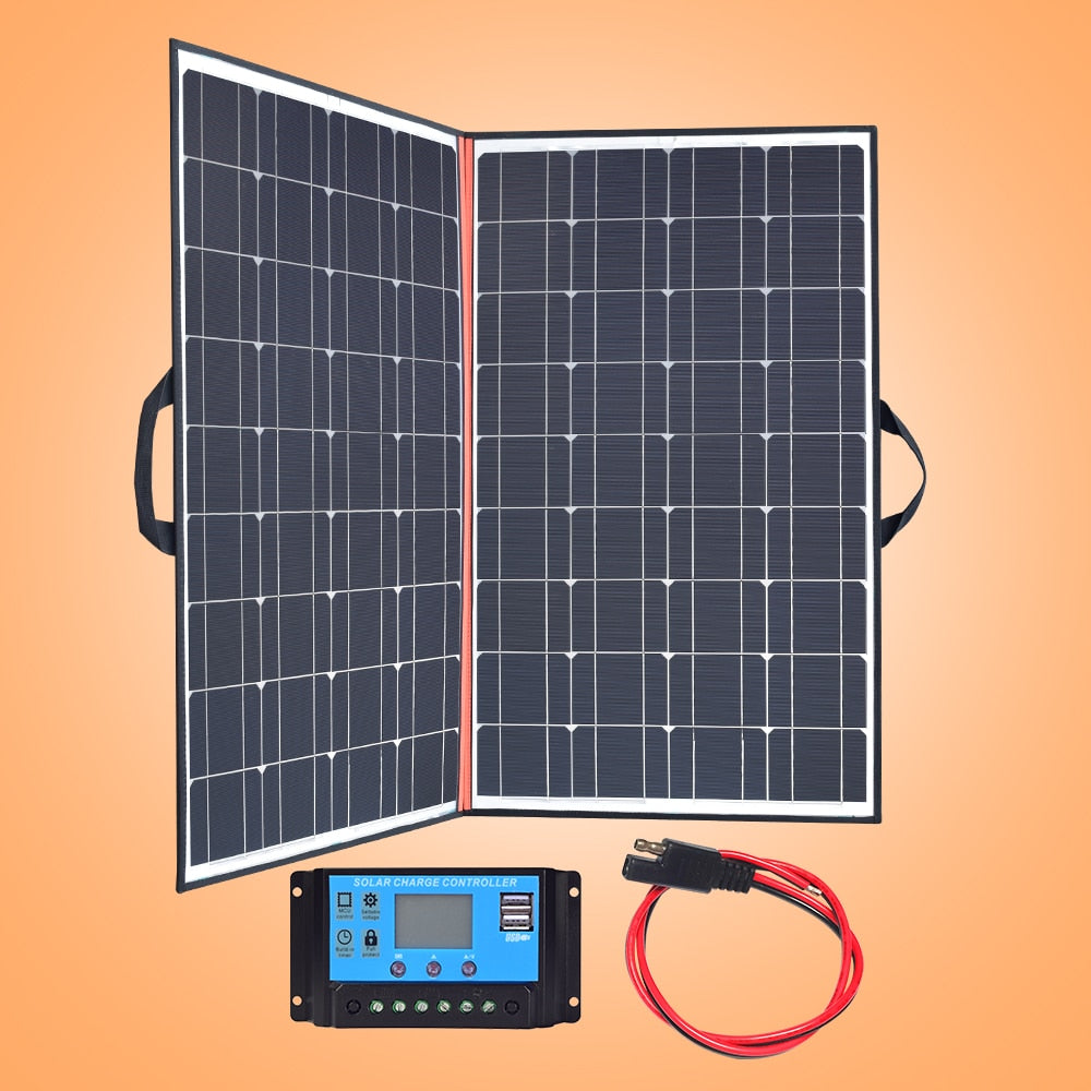 Foldable 140W Solar Panel Portable Outdoor Charger by HitMyNeed