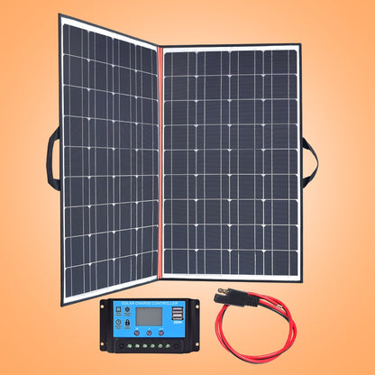 Foldable 140W Solar Panel Portable Outdoor Charger by HitMyNeed