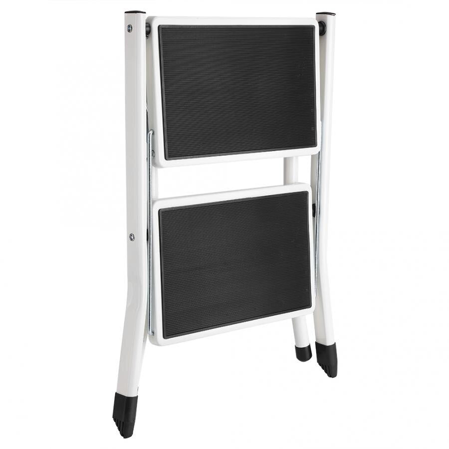Foldable 2 Step Safety Ladder with Non-Slip Steps by HitMyNeed