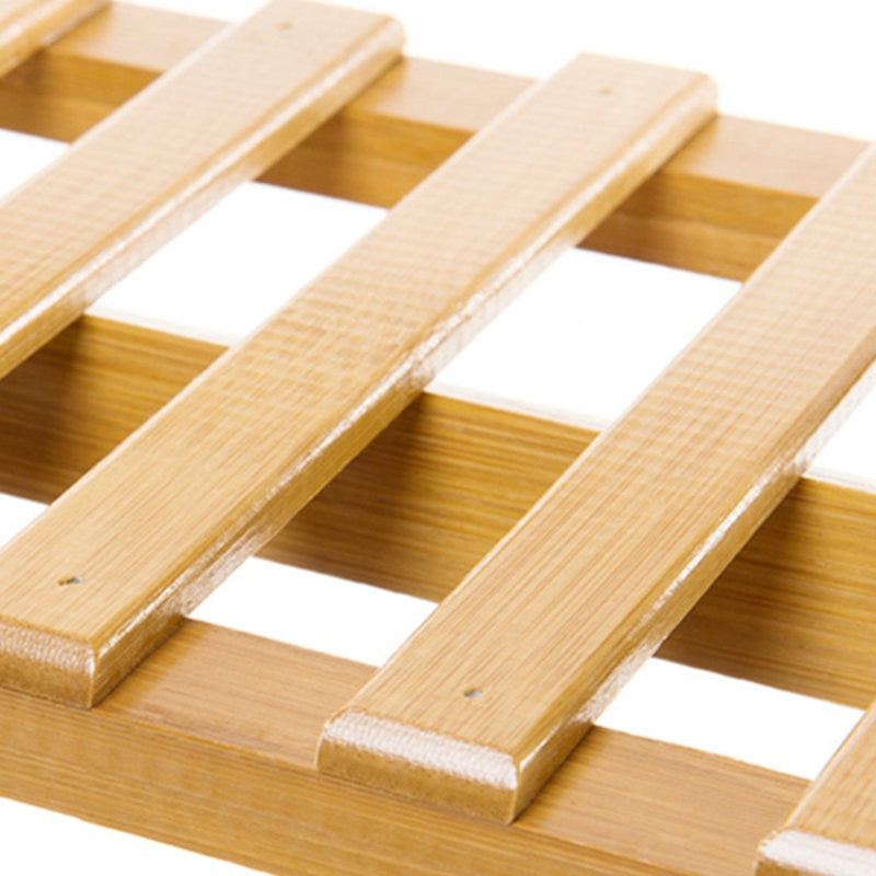 Foldable 2-Tier Bamboo Indoor Plant Stand Rack by HitMyNeed