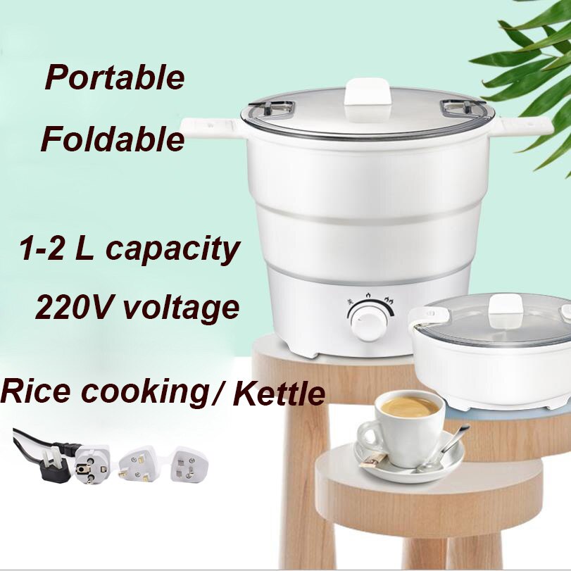 Foldable 2L Portable Electric Cooking Pot by HitMyNeed