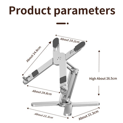 Foldable 360° Aluminum Laptop & Tablet Stand by HitMyNeed