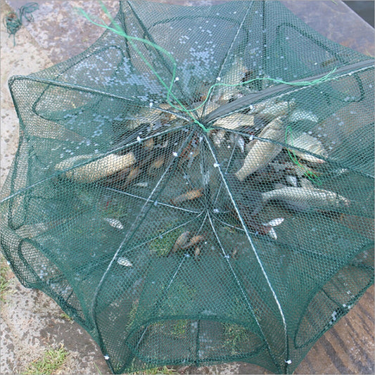 Foldable 6-Hole Fishing Net Trap Fish Catcher by HitMyNeed