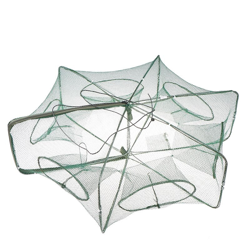 Foldable 6-Hole Fishing Net Trap Fish Catcher by HitMyNeed