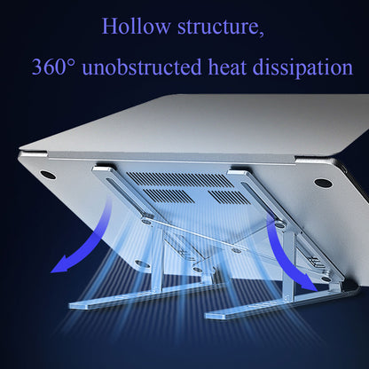 Foldable Adjustable Aluminum Laptop Stand 10-17" by HitMyNeed