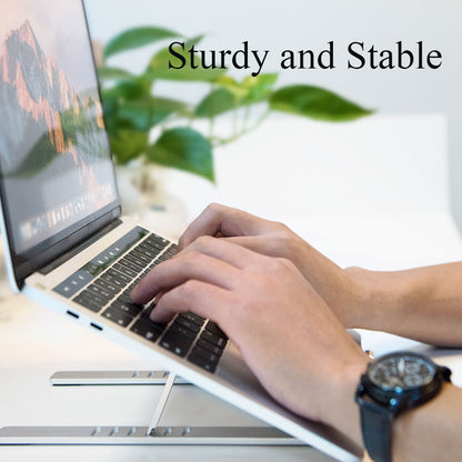 Foldable Adjustable Aluminum Laptop Stand 10-17" by HitMyNeed