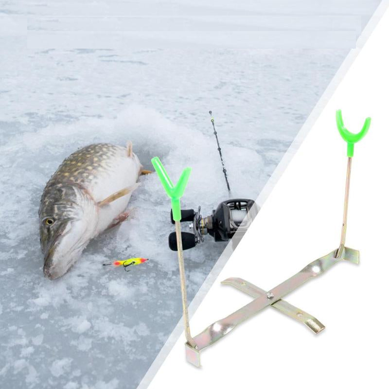 Foldable Adjustable Ice Fishing Rod Holder by HitMyNeed