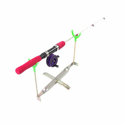 Foldable Adjustable Ice Fishing Rod Holder by HitMyNeed