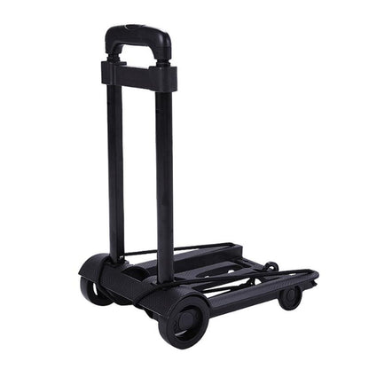 Foldable Aluminium Trolley Cart with Adjustable Handle by HitMyNeed