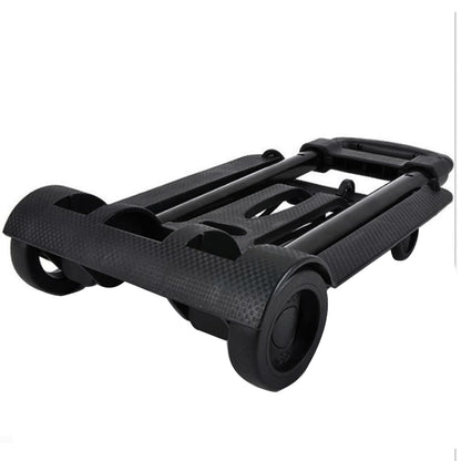 Foldable Aluminium Trolley Cart with Adjustable Handle by HitMyNeed